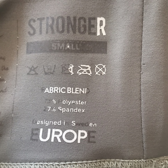 STRONGER Women's Gray Leggings - Picture 2 of 4